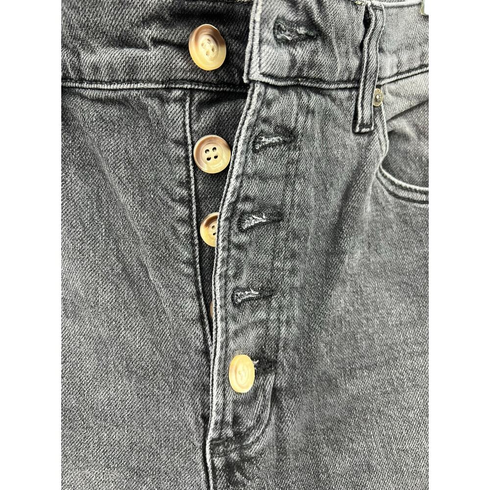BOYISH 28 Rickey flare leg jeans in black 32" inseam Button Fly Flare  Revolve - Picture 8 of 13